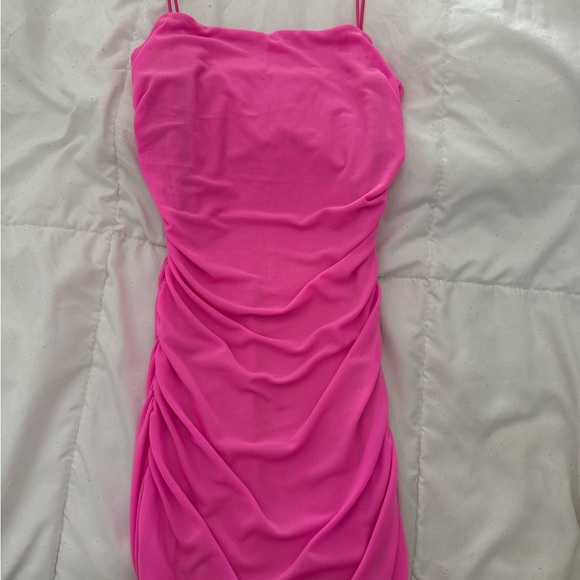 Princess Polly Vibrant Pink Mini Dress - Picture 1 of 3